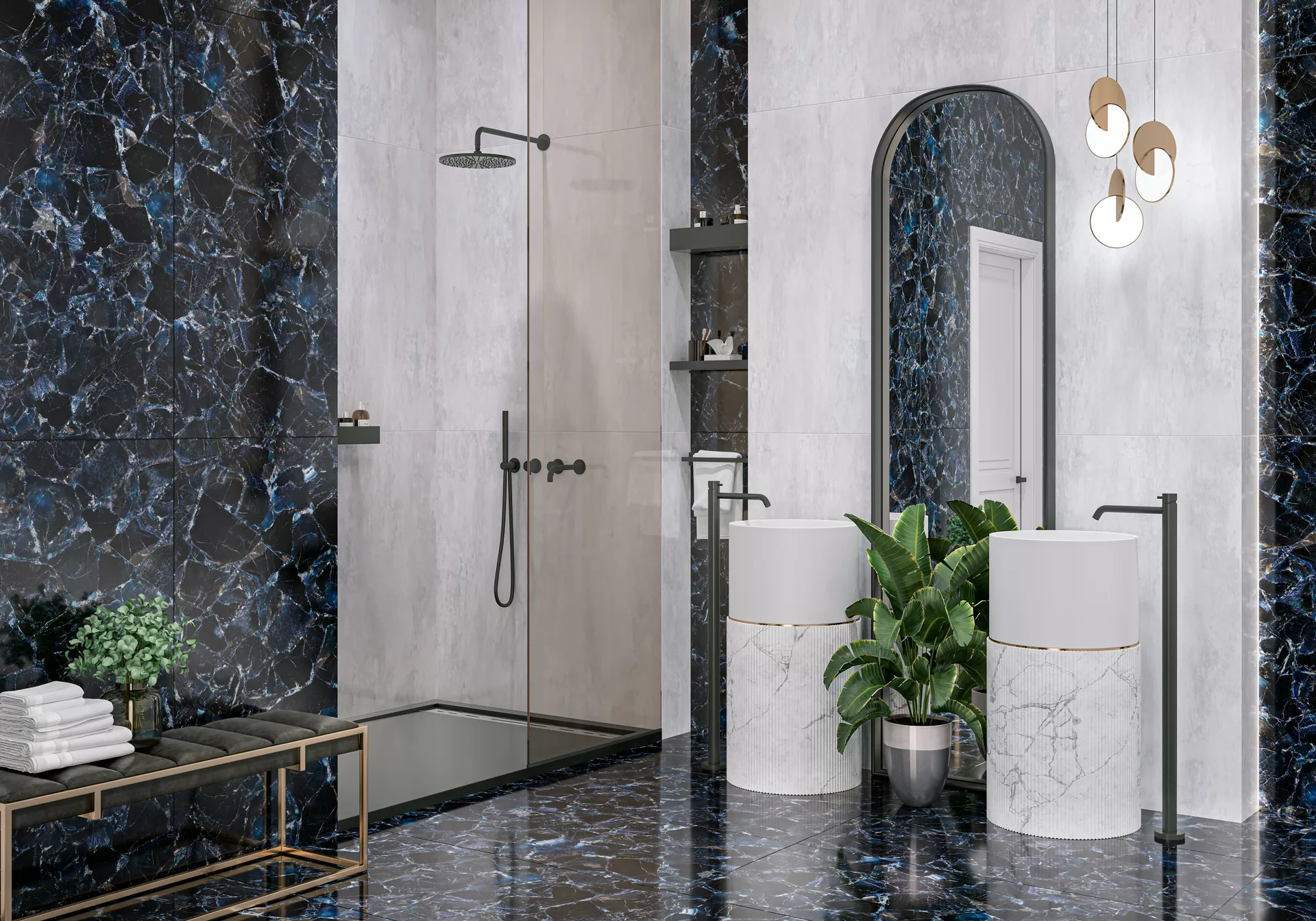 Керамическая плитка Adamant Blue LCM